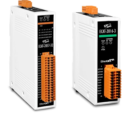 ICP DAS дополнили серию EtherCAT модулями ECAT-2016-3 и ECAT-2057-32